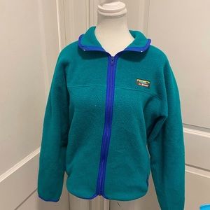 LL bean fleece zip up